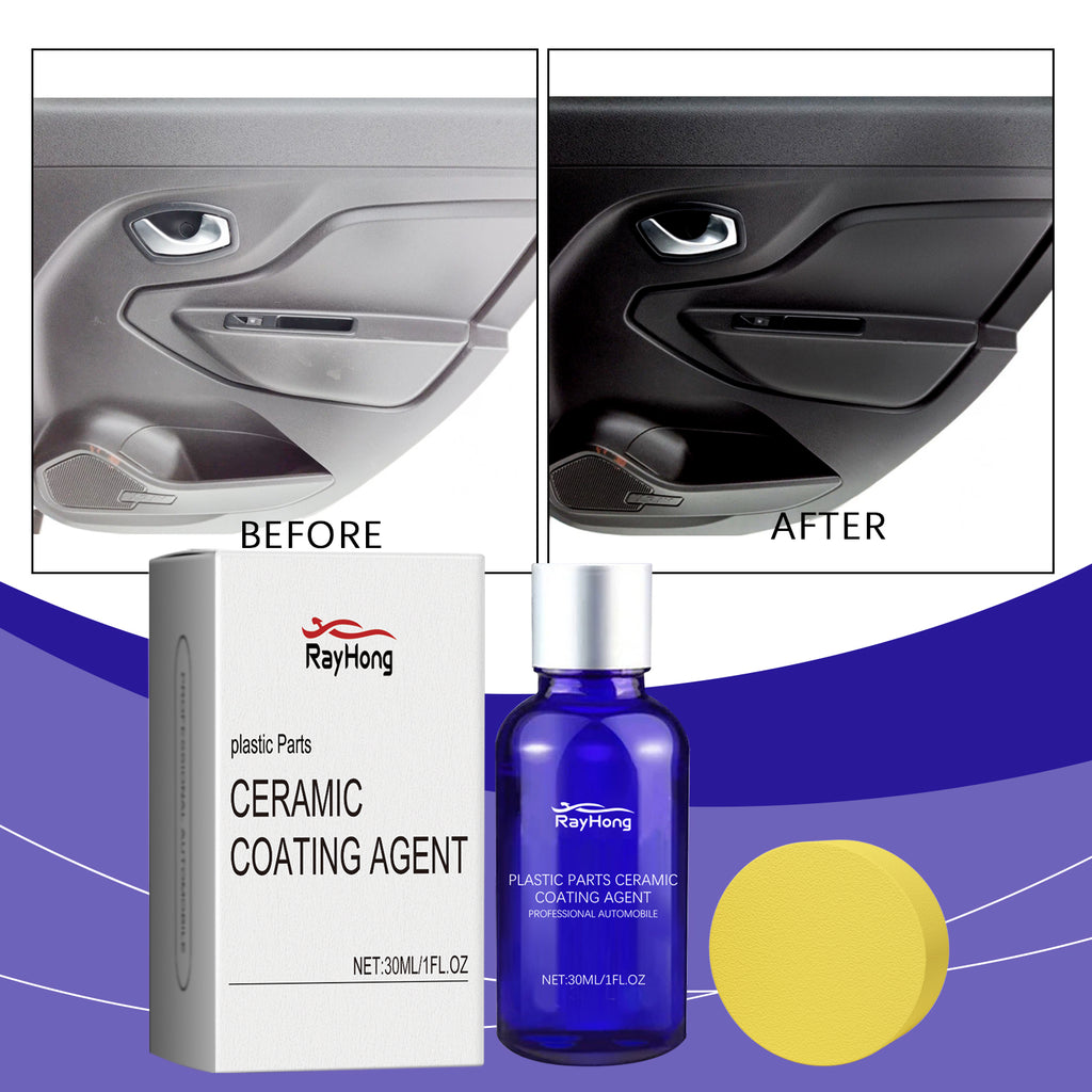 Rayhong Automotive Plastic Retreading Agent, Car Interior Seat Decoration Cleaning Decontamination Retreading Maintenance Cleaner