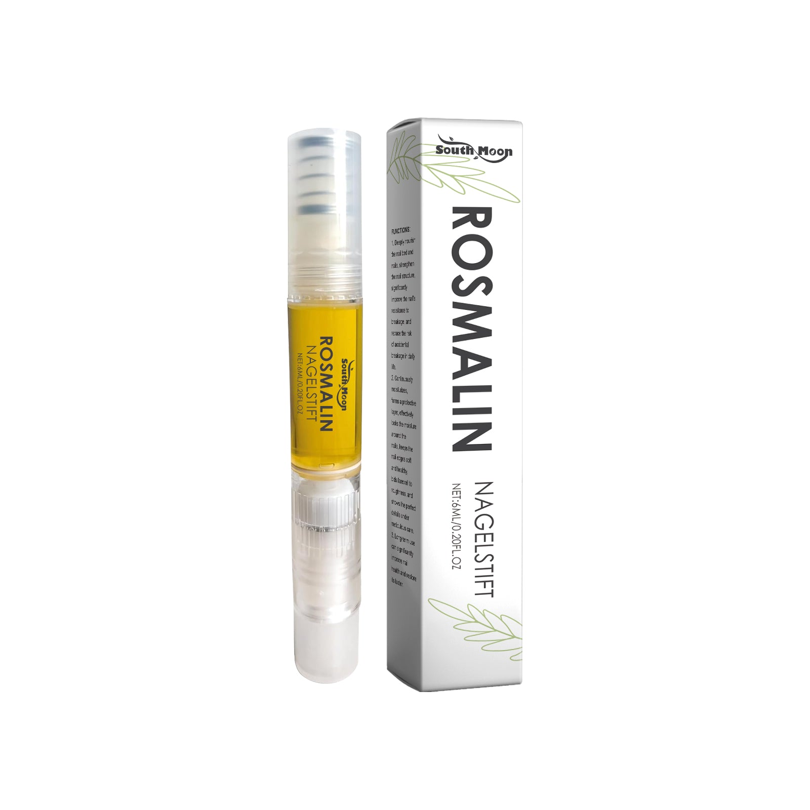 South Moon Nail Care Oil, Repair Nails Soft Moisturizing And Smoothing Nail Care Oil