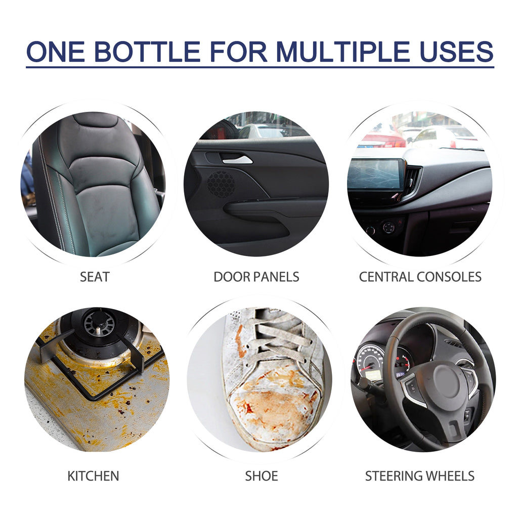 Car Interior Foam Cleaner, Interior Seat Instrument Panel Clean Dust And Polish Maintenance Refurbishing Agent