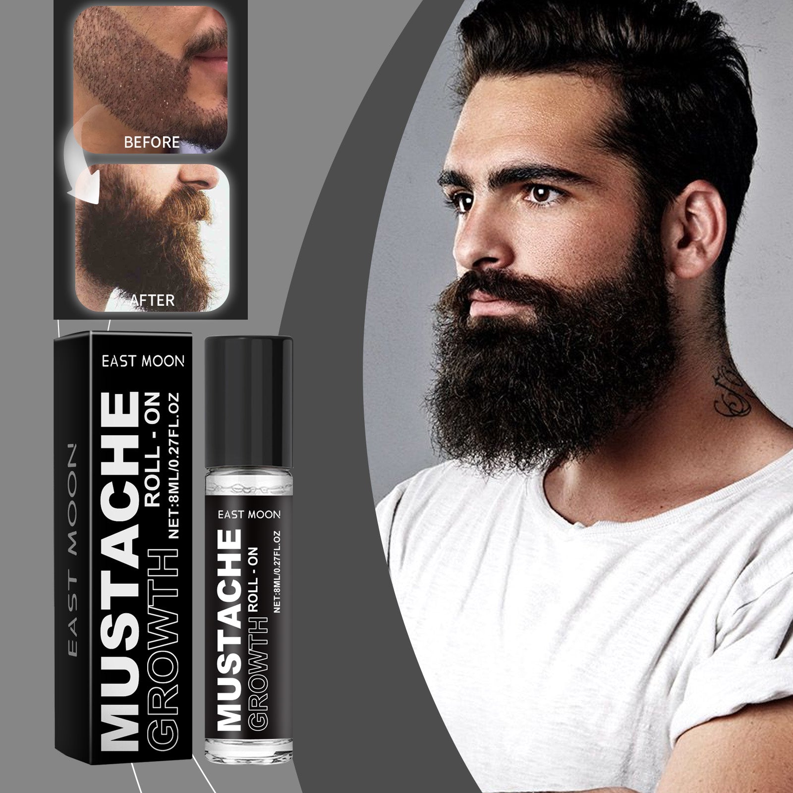 Men's Beard Care Ball, Men's Nourishing Thick Beard And Strong Root Beard Care Solution
