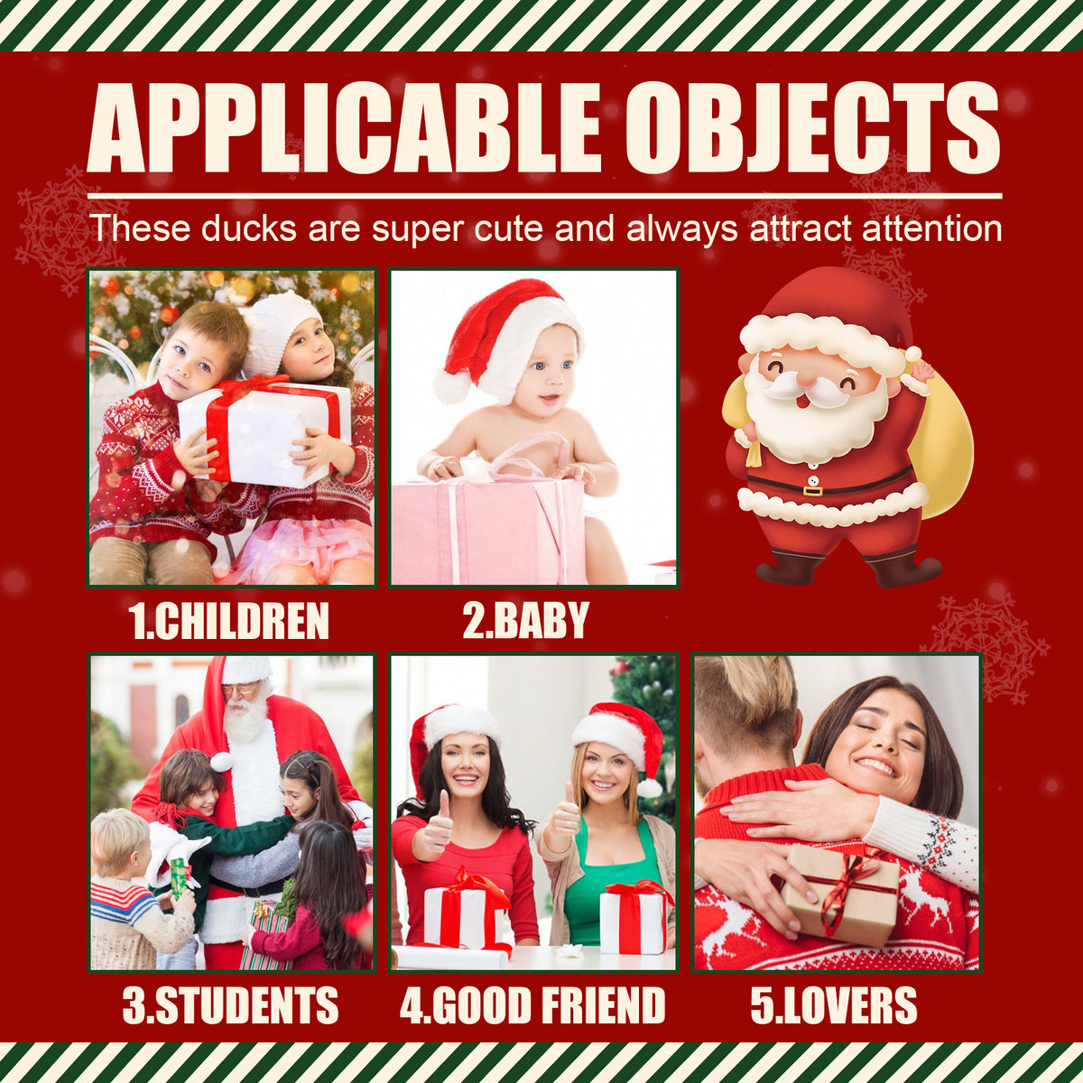 Christmas Duckling Blind Box, 24-Grid Surprise Gift Box