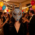 Anubis-Inspired Full-Face Mask for Halloween and Masquerade