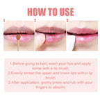 Overnight Strawberry Lip Mask with Honey and Collagen