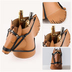 Leather Horse Head Storage Box, Makeup & Jewelry Organizer for Desk, Living Room & Study
