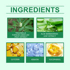 Keratin Hair Care Oil with Aloe Vera, Lightweight and Non-Greasy