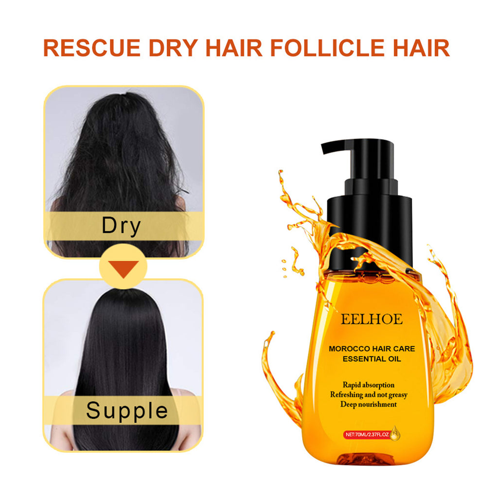 EELHOE Hair Essential Oil, Improve Frizz And Nourish Hair Oil Soften Hair Essential Oil