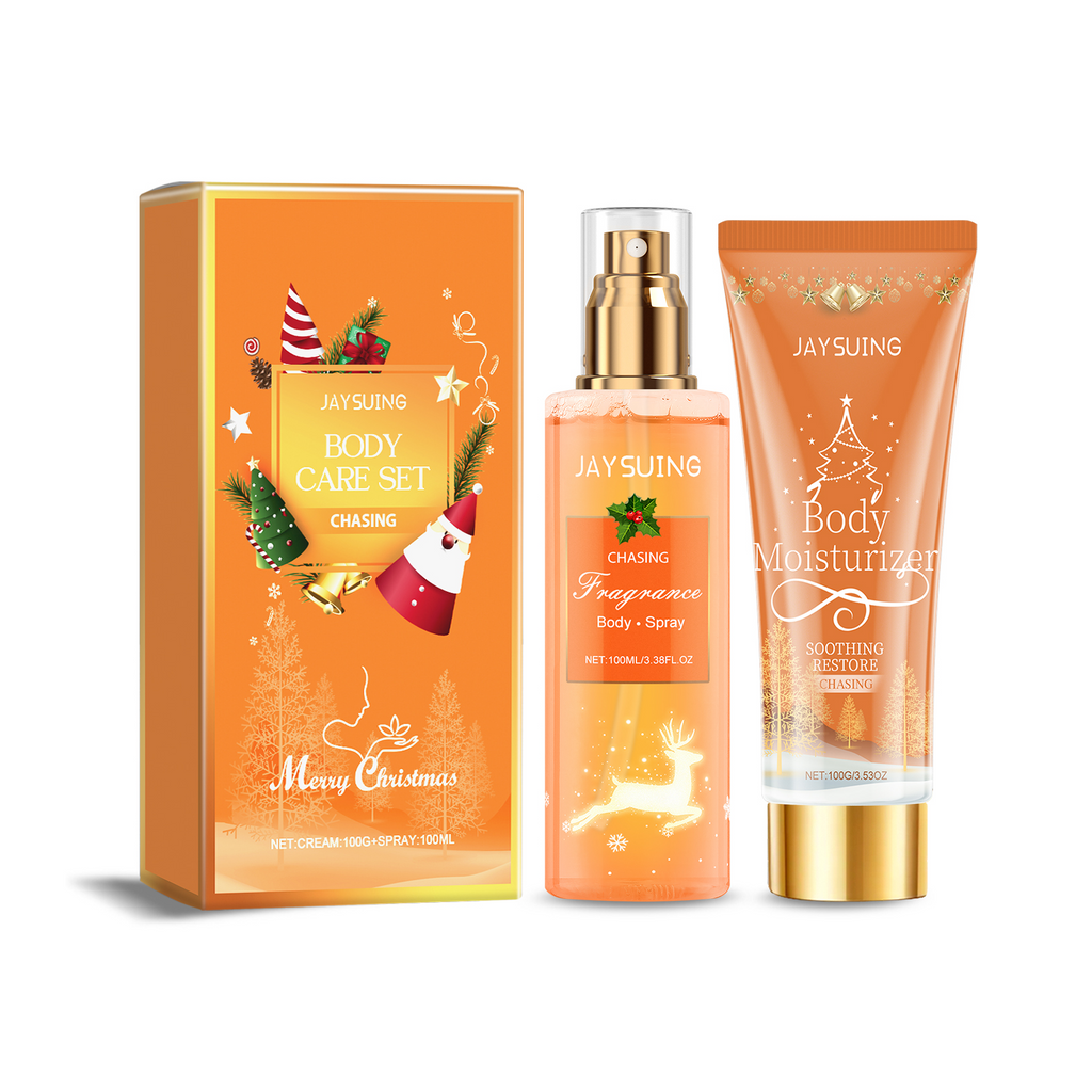 Christmas Fragrance Body Care Set: Body Spray and Body Lotion