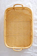 Bong Cane-Woven Rattan Tray