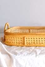 Bong Cane-Woven Rattan Tray