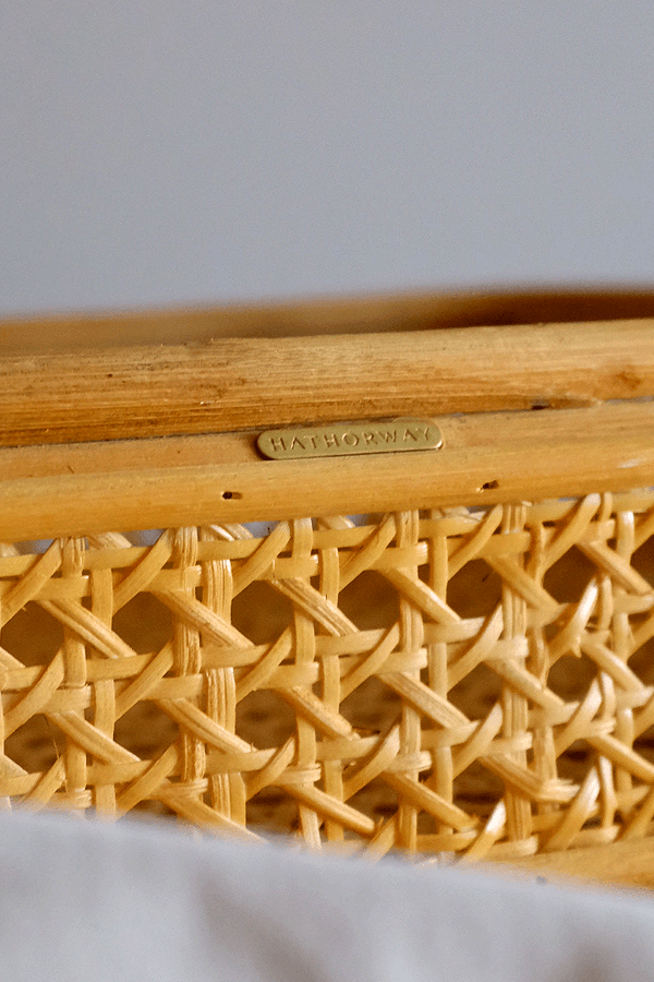 Bong Cane-Woven Rattan Tray