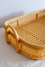 Bong Cane-Woven Rattan Tray