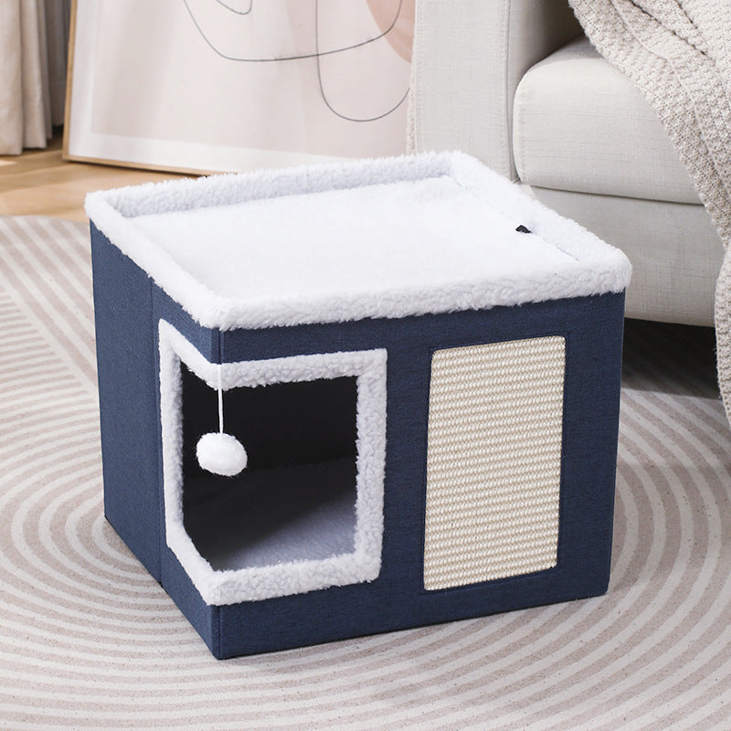 Pet Stool Pet Bed Indoor Foldable Storage Stool Cat Bed Dog Bed Factory