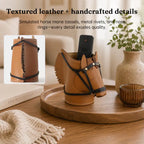 Horse Head Jewelry Organizer Box, PU Leather Makeup Storage