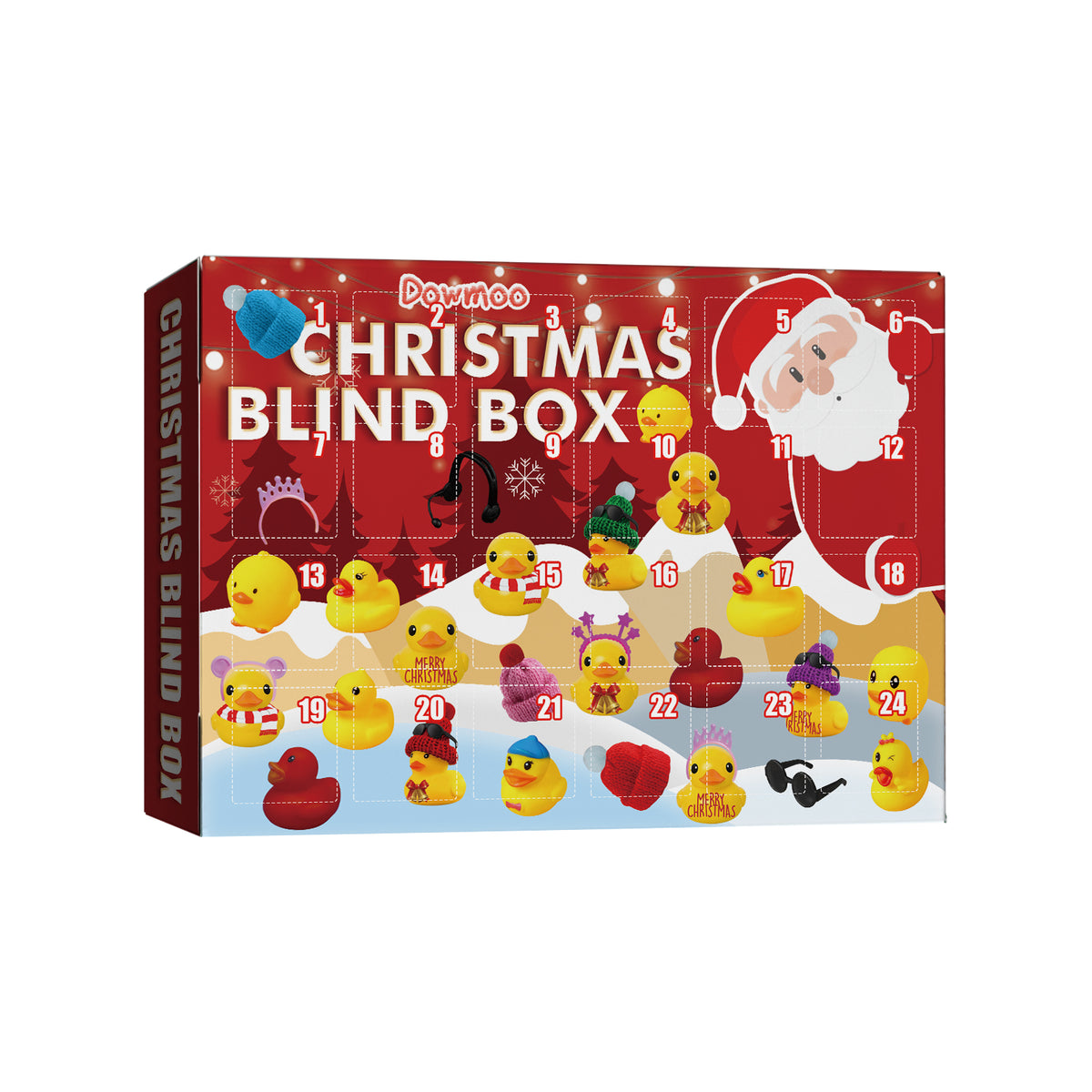 Christmas duckling blind box, 24-grid surprise gift box