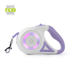 3m/5m Touch Switch Color Light Automatic Telescopic Dog Leash LED Light Pet Dog Leash