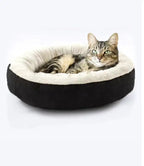 Round Warm Pet Nest Sleeping Mat for Cats and Dogs, Four Seasons