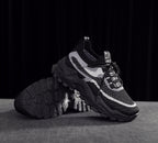 Flyknit shoes breathable and comfortable thick soled shoes dad shoes women's sports shoes