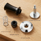 304 Stainless Steel Adjustable Coffee Tamper with Scale for Espresso
