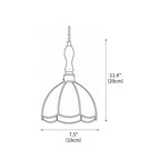 Colorful Stained Glass Pendant Light