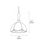 Colorful Stained Glass Pendant Light
