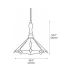 Colorful Stained Glass Pendant Light