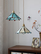 Colorful Stained Glass Pendant Light