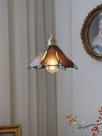 Colorful Stained Glass Pendant Light