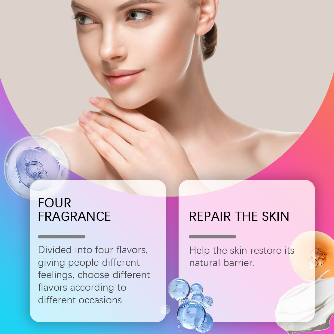 Christmas Fragrance Body Care Set: Body Spray and Body Lotion