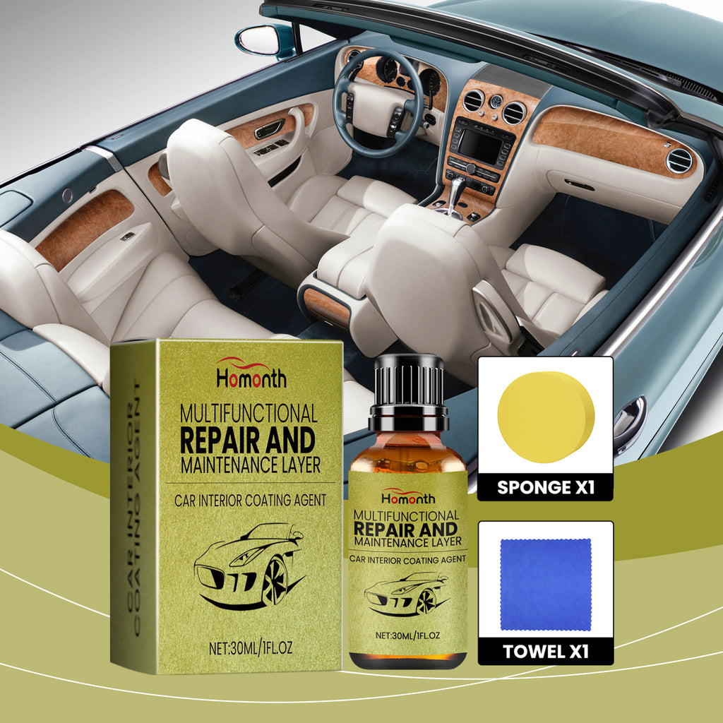 Homonth Automotive Interior Repair Coating Kit Automotive Interior Plastic Parts Crystal Coating Plating Agent