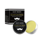 East Moon Men's Beard Care Balm, Nourishing Thick Soft Bright Moisturizing Beard Cream