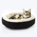 Round Warm Pet Nest Sleeping Mat for Cats and Dogs, Four Seasons