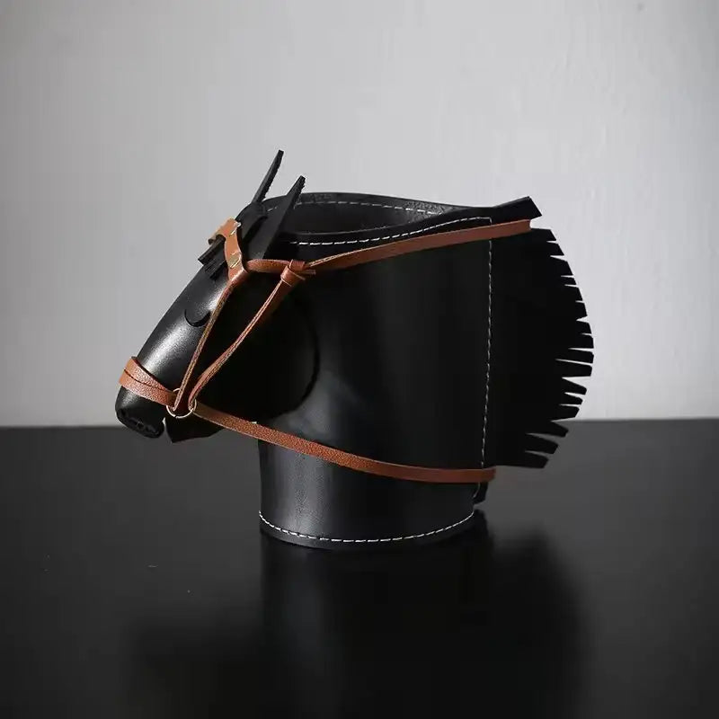 PU Leather Horse Head Jewelry & Makeup Organizer Box