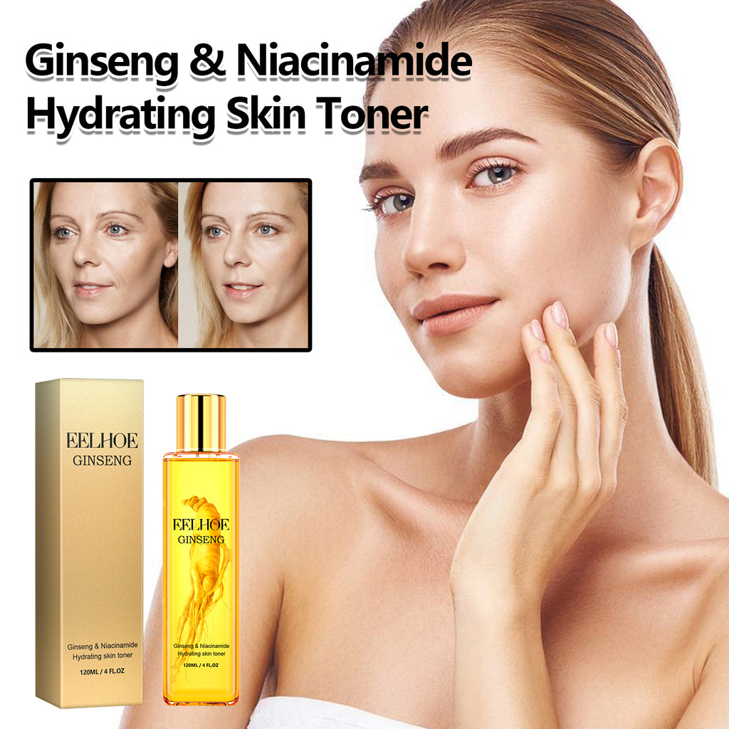 EELHOE Ginseng Toner Lightened Fine Lines, Moisturized, Glossy, Non-Greasy, Easily Absorbed And Improved Skin Elasticity