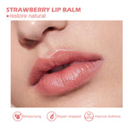 Overnight Strawberry Lip Mask with Honey and Collagen