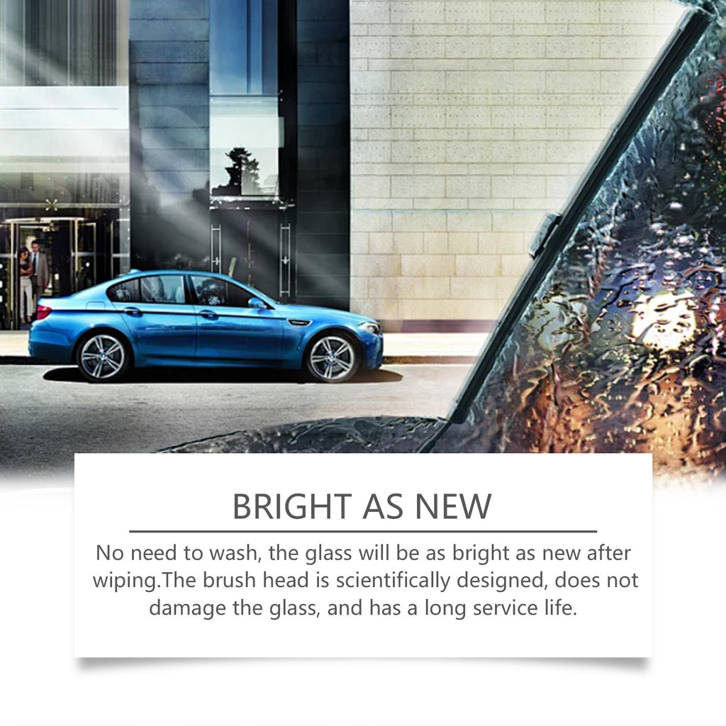 Homonth Car Glass Degreaser, Car Glass Degreaser Decontamination Waterproof Window Rainproof Cleaning Brush