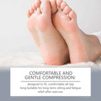 Houkea Foot Care Socks, Gentle Relief Of Foot Discomfort Foot Care Soft Skin Breathable Thermal Socks