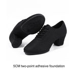 Latin dance shoes women's dance shoes soft soled dance shoes adult mid heeled teacher shoes square dance shoes summer shoes