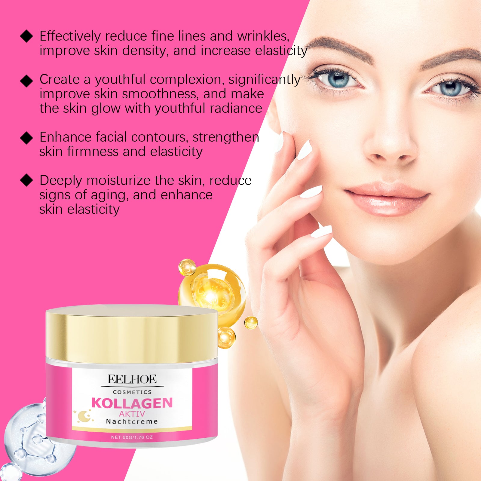 EELHOE Firming And Moisturizing Cream Moisturizes Facial Skin Moisturizing And Hydrating Repair Firming And Brightening Cream