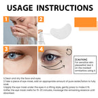 EELHOE Collagen Water Soluble Eye Mask, Fade Fine Lines, Bags And Dark Circles Hydrating And Firming Eye Patch