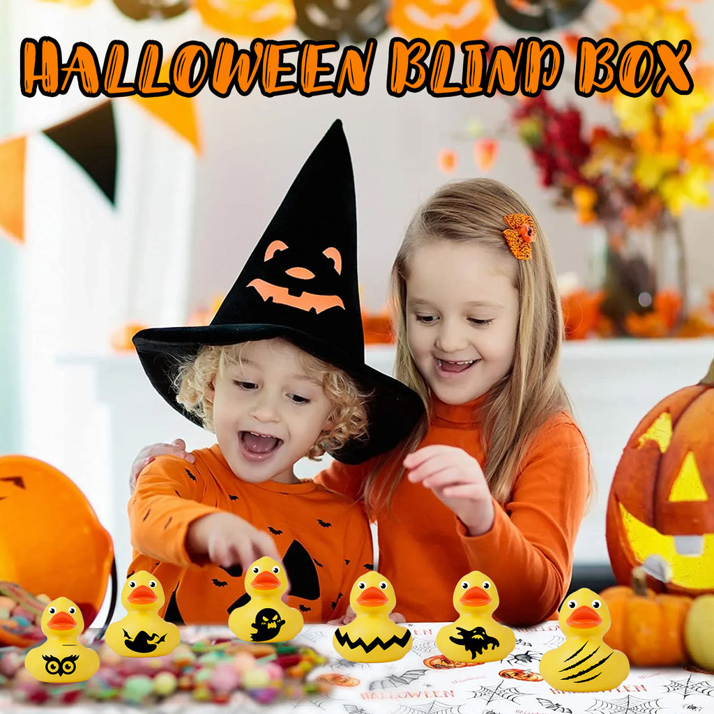 Halloween Duck Blind Box, 24-Grid Countdown Surprise Set