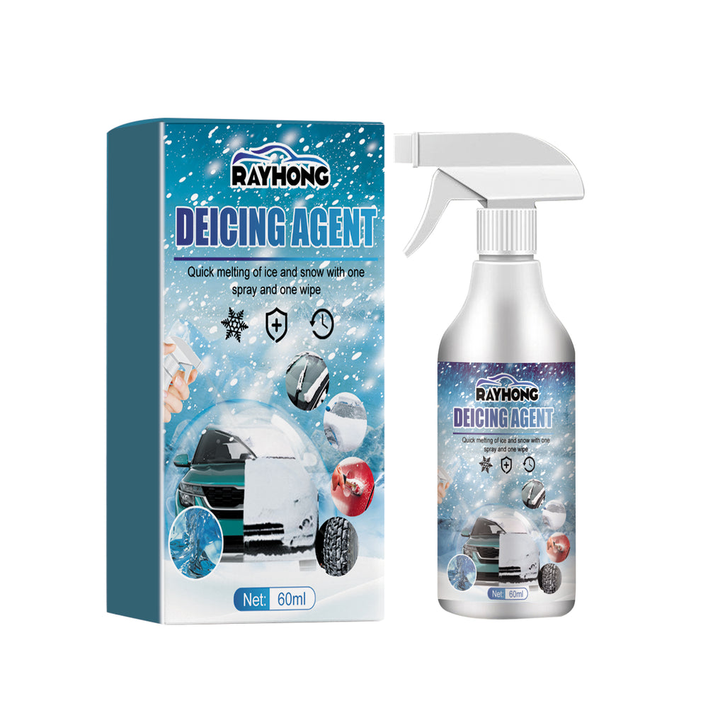 Rayhong Snow Defrosting Agent, Car Windshield Windows Fast And Powerful Defrosting Defogging Deicing And Snow-melting Cleaning Agent