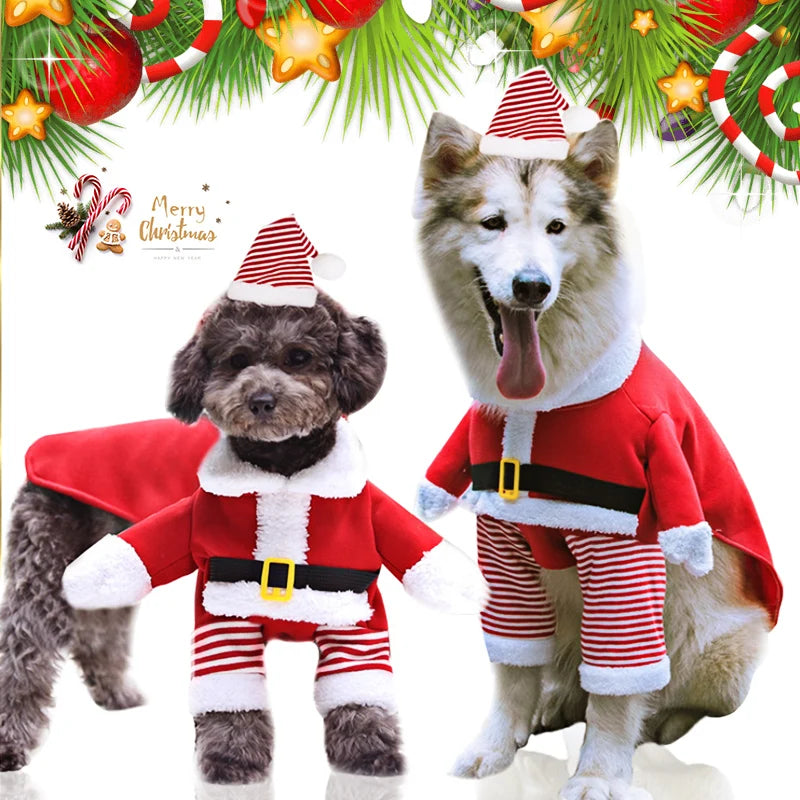 Christmas pet costume for dogs and cats