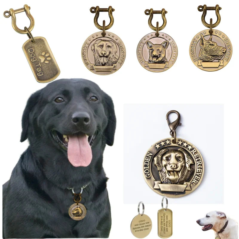 PetMark Custom Engraved Pet ID Tag