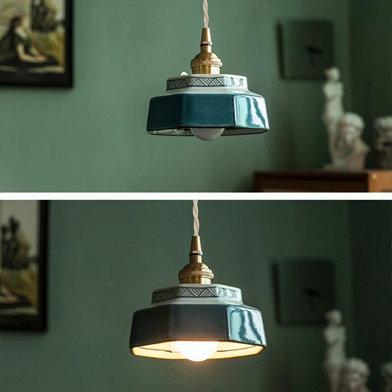 RetroKiln Ceramic Pendant
