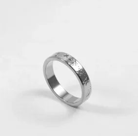 LuxeZircon 18K Gold Stainless Steel Ring