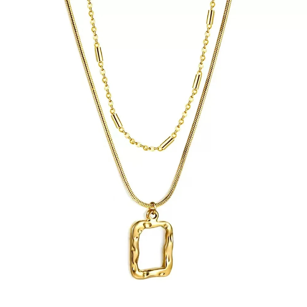 HeartLine Stainless Steel Pendant Necklace