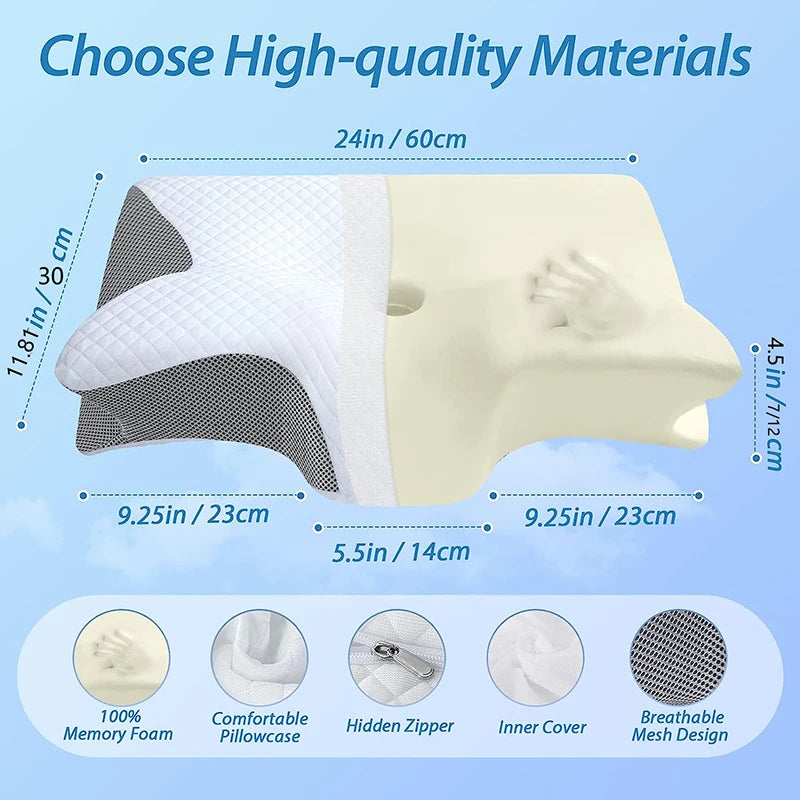 ContourRest 2-in-1 Memory Foam Neck Pillow
