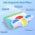 ContourRest 2-in-1 Memory Foam Neck Pillow