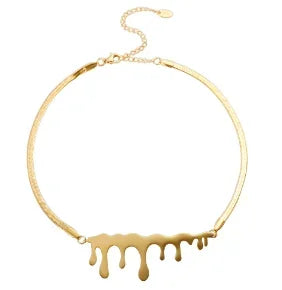SquareChain Stainless Steel Pendant Necklace
