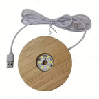 WoodBase LED Display Light